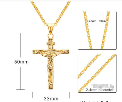 Stainless Steel Cross Necklace