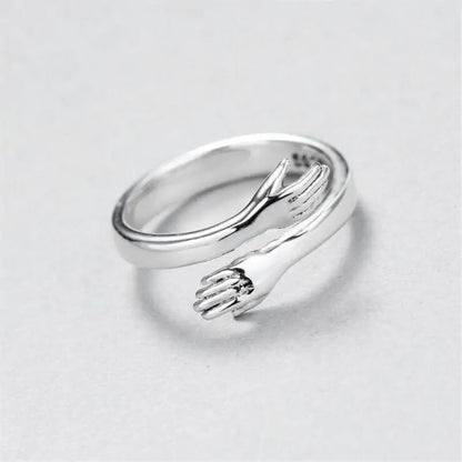 Silver Plated Love Rings