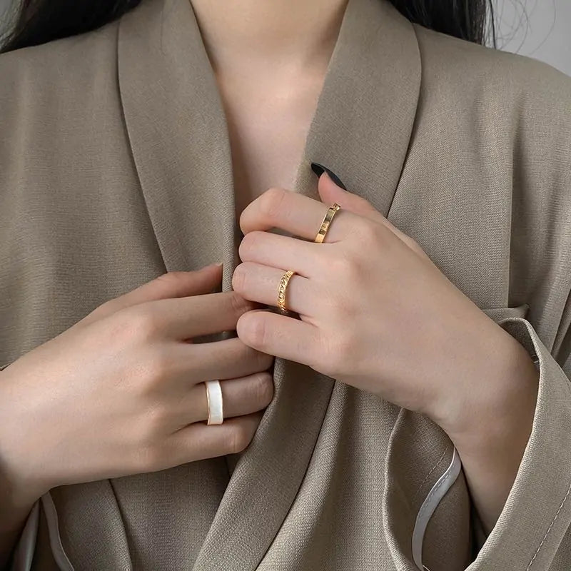 Three Piece Rings