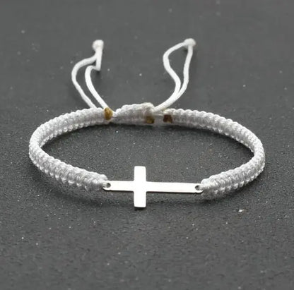 Rope Cross Bracelet