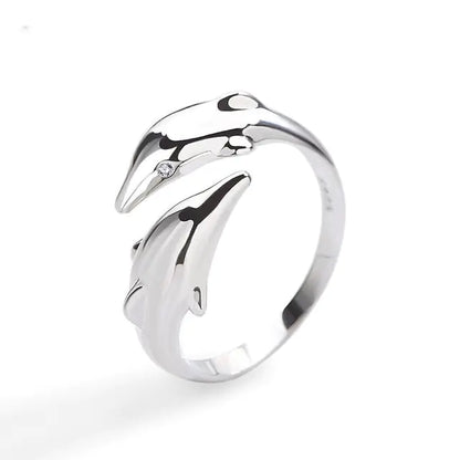 Silver Plated Love Rings