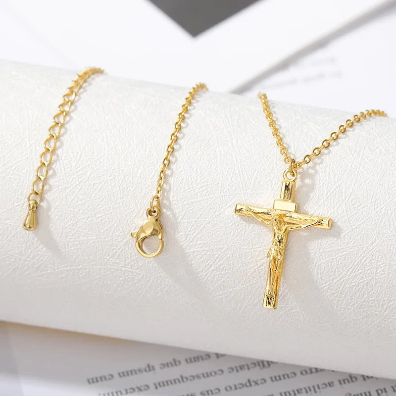 Stainless Steel Cross Necklace