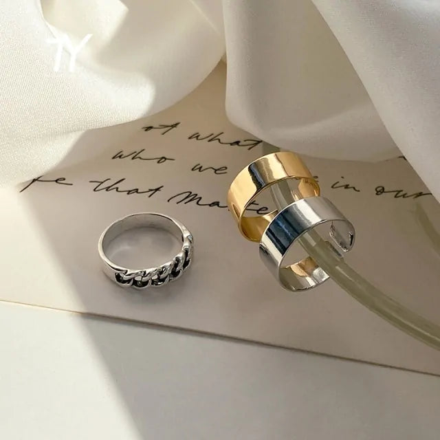 Three Piece Rings