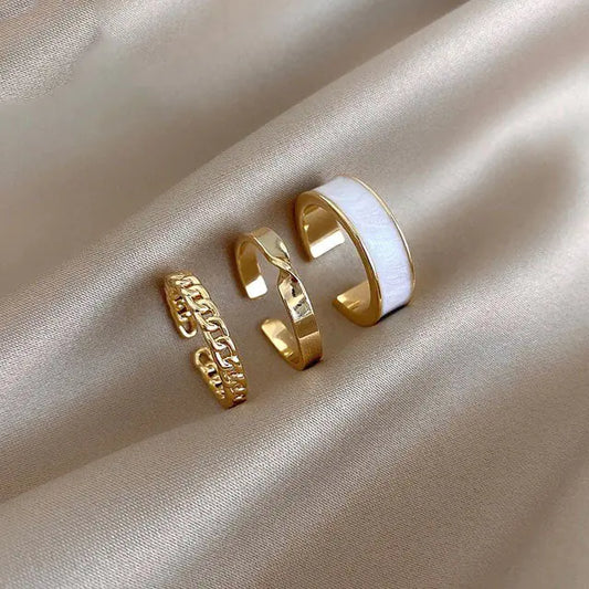 Three Piece Rings